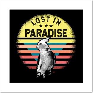Lost in Paradise Cockatiel Posters and Art